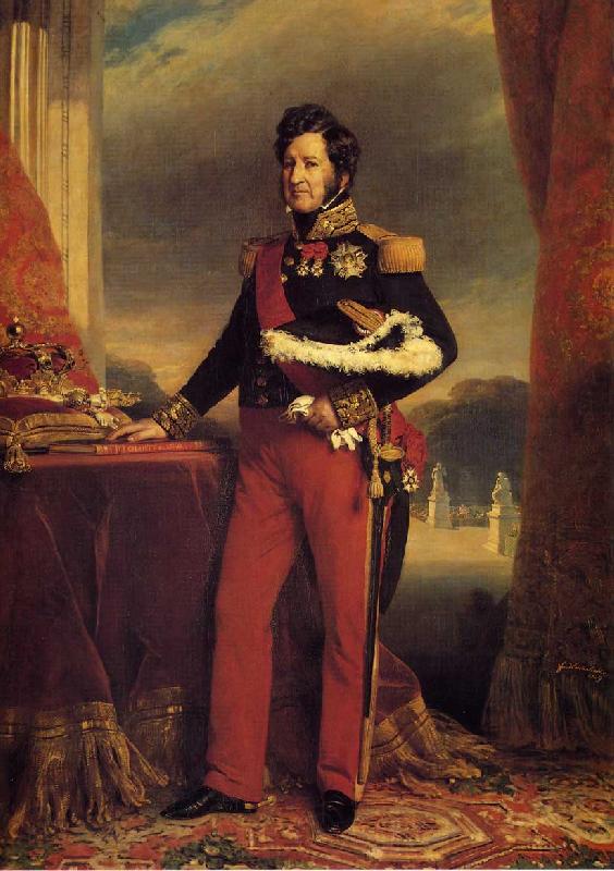 Franz Xaver Winterhalter King Louis Philippe Norge oil painting art